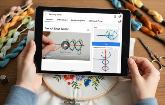 Learn Embroidery with Our New App